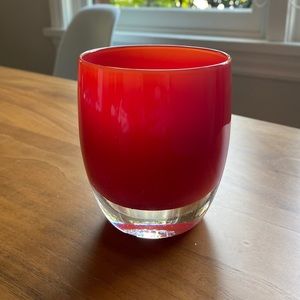 Joy glassybaby with sticker